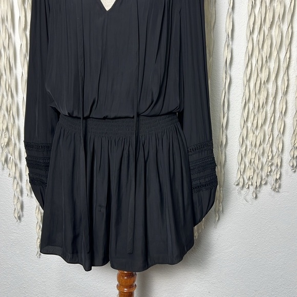Ramy Brook NWT Black Rosey Mini Dress Size M - Picture 2 of 12